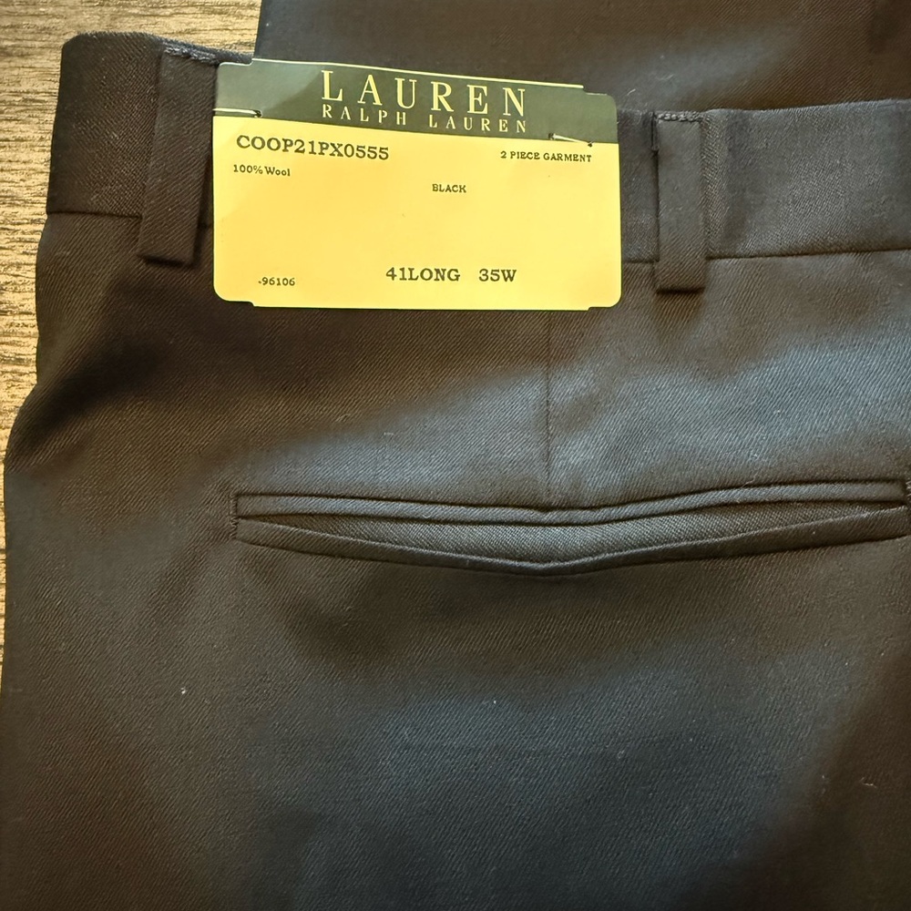 Ralph Lauren Black Slacks waist 35